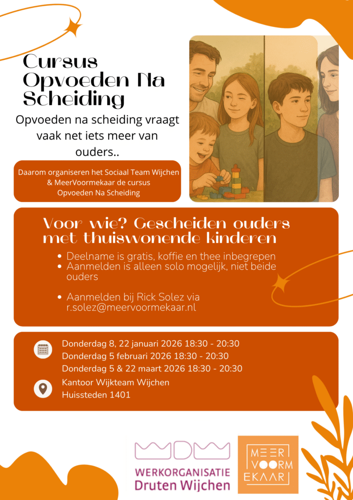 Flyer Cursus Opvoeden Na Scheiding 2026