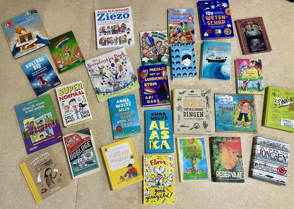Gulle gift voor onze schoolbibliotheek!